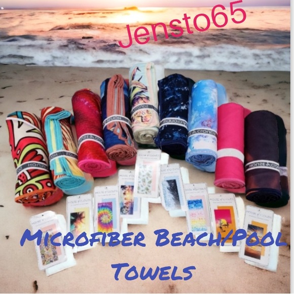 🌺RE-STOCKED HOUSE OF CLOUDS Microfiber Sand Free Quick Dry Beach Pool TowelsNWT - Picture 6 of 8